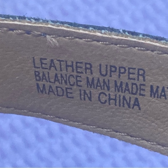 BORN CONCEPT BOC BLUE LEATHER FLORAL WEDGE BRAID STRAP 11m Z16834 SANDAL… - Picture 8 of 9